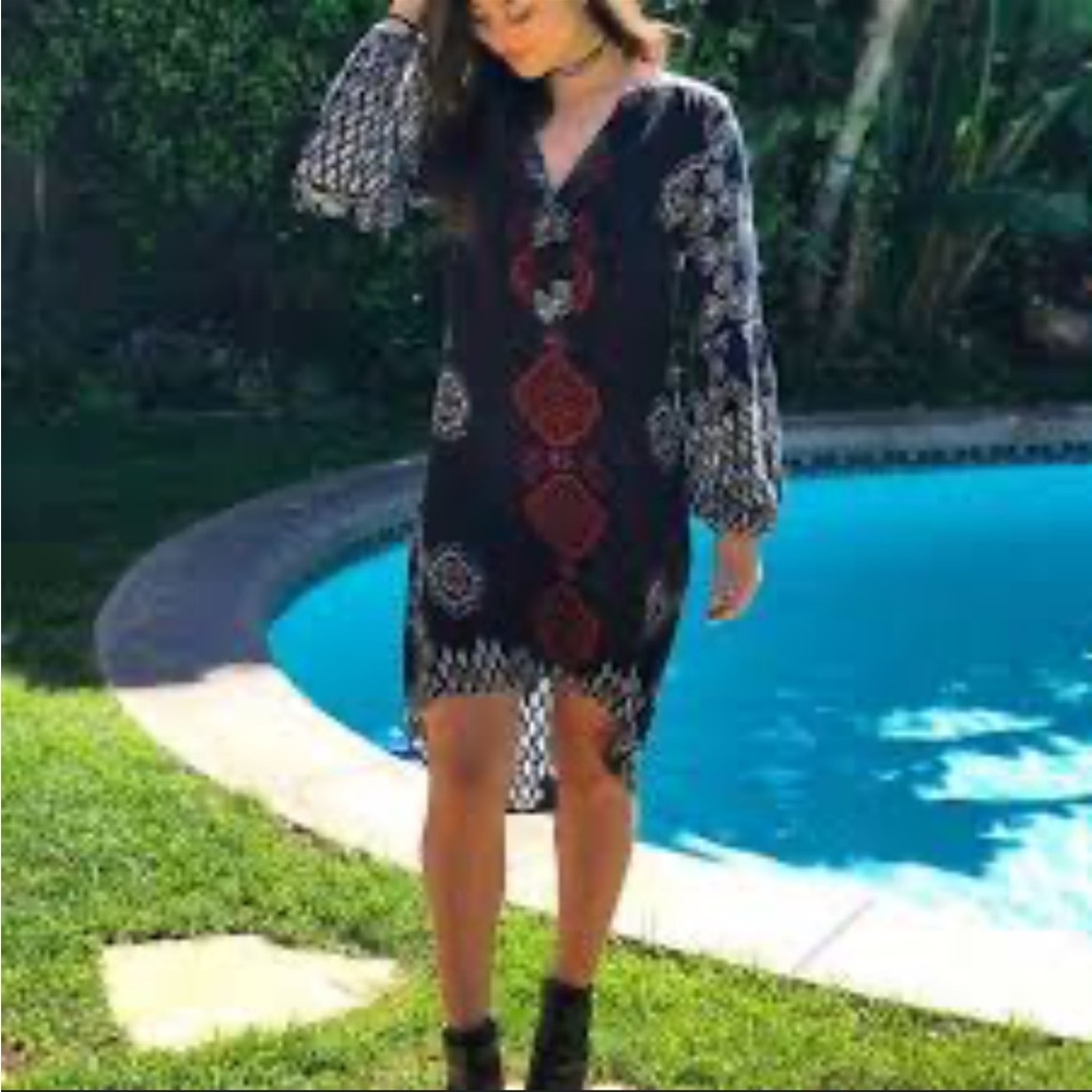 FREE PEOPLE High Low Longsleeve Dess XS